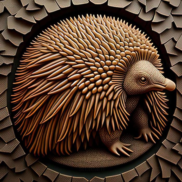 3D model Echidna peli (STL)